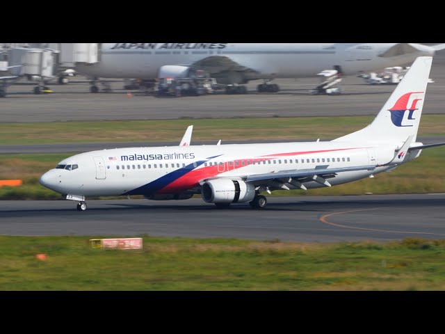 Malaysia Airlines Boeing 737-800 9M-MXR Landing at HND 34L | Tokyo