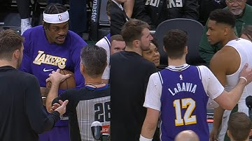 Giannis steals ball and gives it to Lakers after ref wouldn