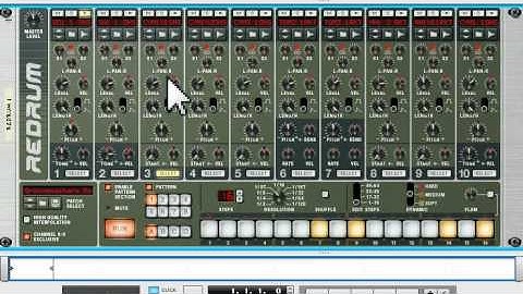 Redrum Drum Machine - Reason EssentialsTutorial 2 Part 5