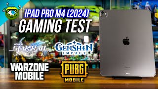 Apple iPad Pro M4 (2024) Gaming Test | Genshin Impact, Honkai: Star Rail, PUBG & COD: Warzone