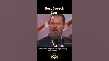 Jim Carrey’s Best Golden Globes Speech Ever – Life Changing Words #jimcarrey