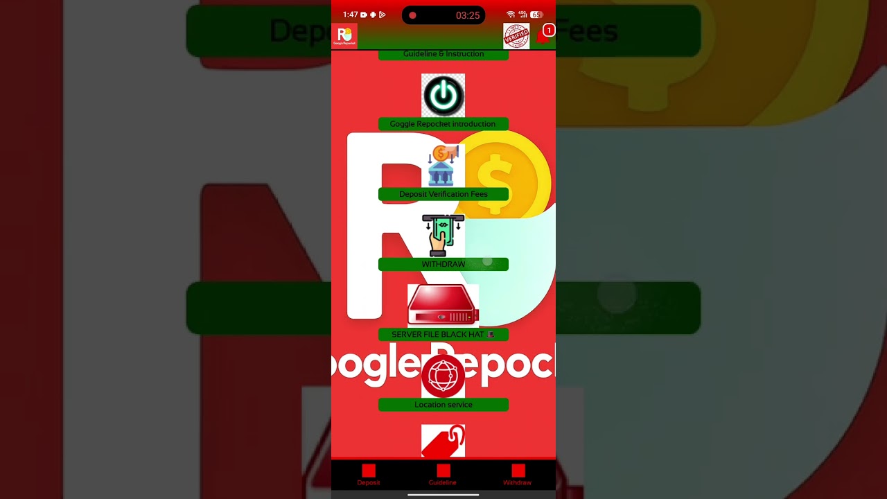 GOOGLE REPOCKET EARN DAIL