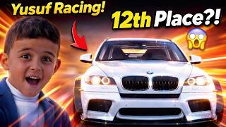 Kid Playing Forza Horizon 5 with Steering Wheel BMW Race Epic Fail! Finished 12th π