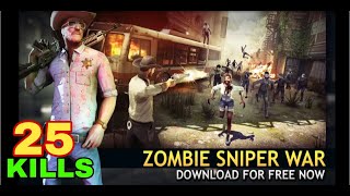 Sniper 3D Assassin Shoot to Kill | NEW ZOMBIE MODE | Gameplay (iOS,Android) | 25 KILLS screenshot 3
