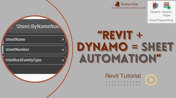 Automate Sheet Creation in Revit Using Dynamo | Step-by-Step Tutorial