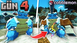 Minecraft'ta POKEMON Dünyasında 100 GÜN GEÇİRDİM! - [Gün 4]