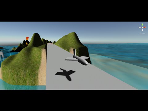 Unity 飛行機の挙動テスト