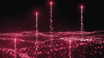 Glitter pink particles abstract background flickering particles with bokeh effect - 4K