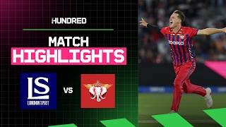INCREDIBLE close finish at Lord's 😱 | London Spirit v Manchester Super Giants