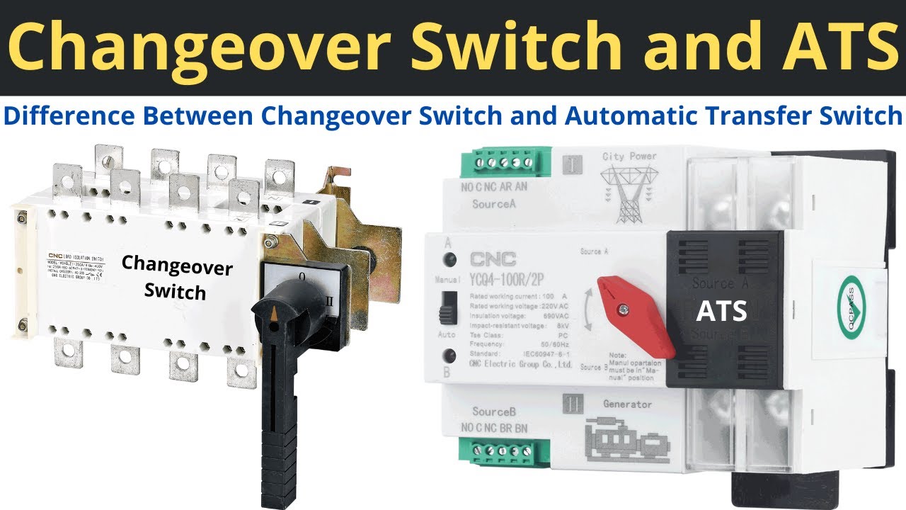 Automatic vs. Manual Transfer Switches