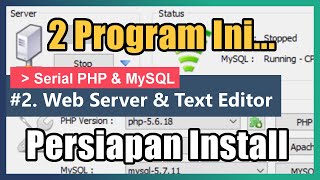 Web Server and Text Editor Preparation | 02. PHP & MySQL