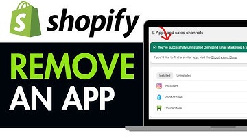 How To Remove Apps From Shopify Store 2025 | Delete Shopify Store (EASILY)