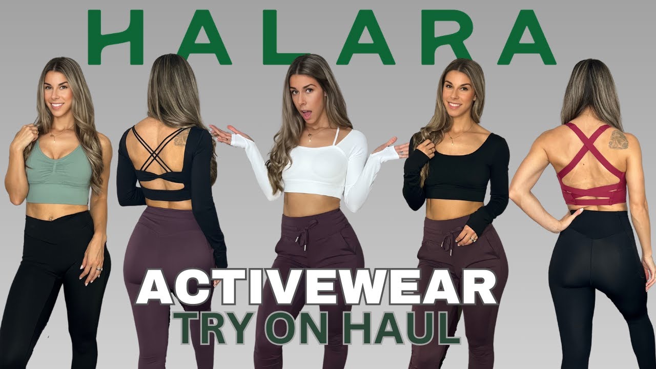 Women's Cloudful™ Air Fabric High Waisted Crisscross Cut Out Yoga Joggers -  Halara