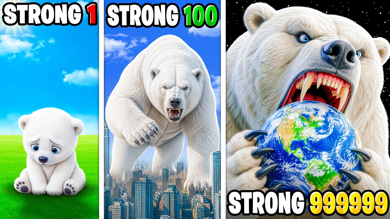 Weakest to STRONGEST POLAR BEAR in GTA 5!