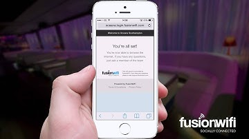 Fusion WiFi Social WiFi - Easy and simple customer login using Facebook