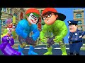 NickHulk Police Vs JokerHulk Harley Quinn Rainbow Saves My Dad - Scary Teacher 3D Happy Ending Story