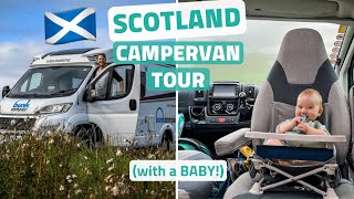 Camper Van Tour in Scotland WITH A BABY! | Best campervan hire for family travel