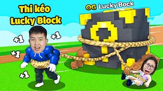Each click increases your health by 1 point. Participate in the Lucky Block pull-up game, a super... screenshot 3
