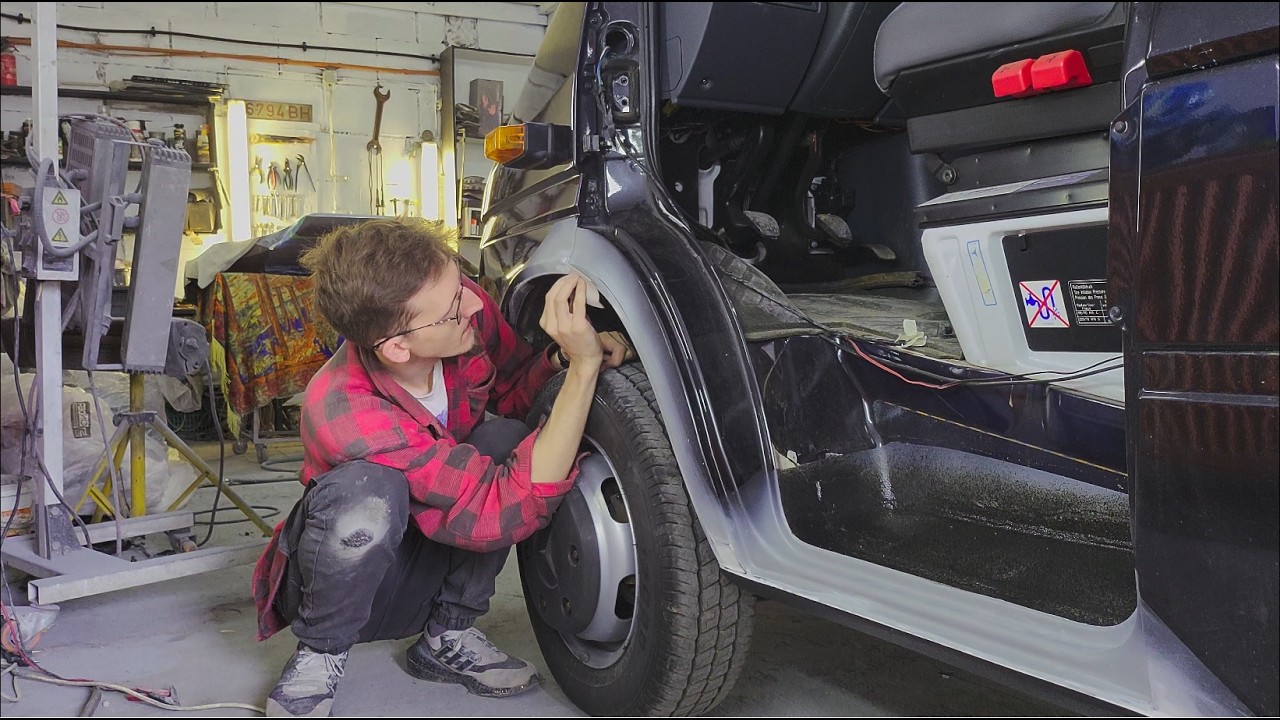 MERCEDES TOW TRUCK RUST REPAIR PART 3