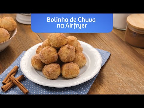 Receita de Bolinho de chuva na airfryer