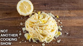 PASTA AL LIMONE (pasta with lemon and butter)