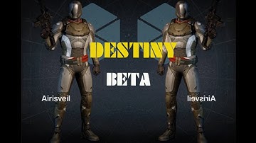 Destiny Beta Ps4 - Gameplay Walkthrough with Titan class -Intro- First Mission
