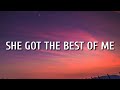 Luke Combs - She Got the Best of Me (Lyrics)