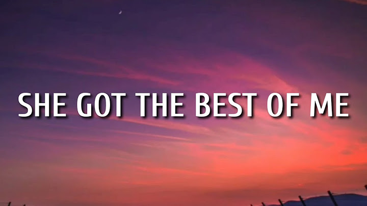 Luke Combs - She Got the Best of Me (Lyrics)
