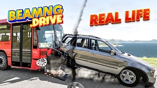 Accidents Based on Real Events on BeamNG.Drive #6 | Real Life - Flashbacks