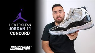 How to Clean Jordan 11 Concord With 