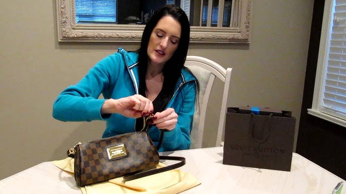 Louis Vuitton Eva Clutch Damier Ebene Review 