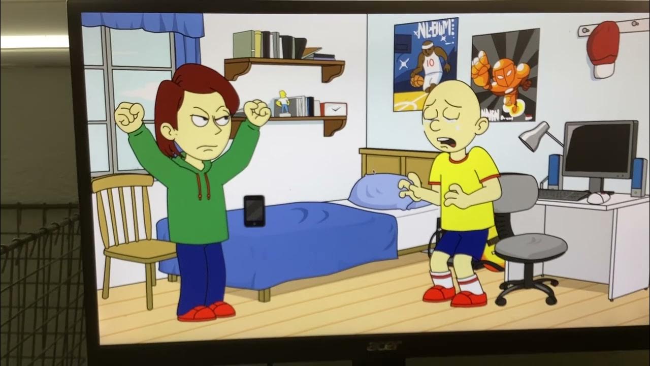 Caillou Breaks His Dad’s New Phone/Grounded YouTube