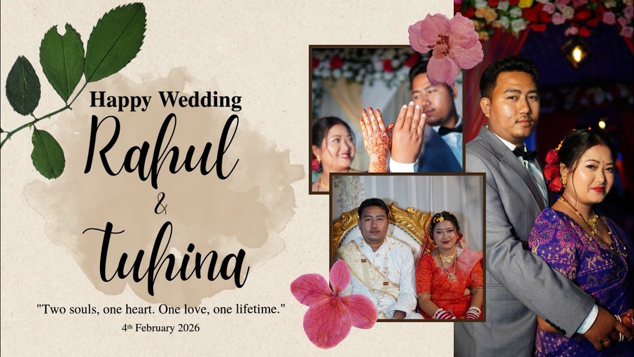 Rahul Weds Tuhina 🥰 | Khowai Tulashikor | Wedding Video ❤️