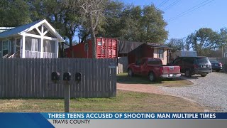 3 teens accused of shooting man in attempted Travis County robbery Saturday
