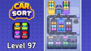 Car Sort Level 97 Answer | Car Sort: Color Puzzle Level 97 Walkthrough Solution 