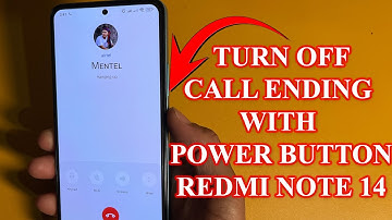How to stop the power button from ending calls  in Redmi note 14 pro