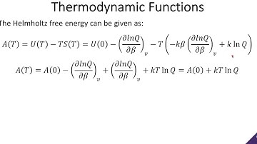 13.9-Thermodynamic Functions