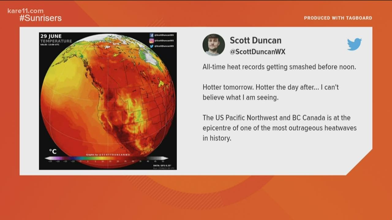 Extreme heat wave strikes the Pacific Northwest - YouTube