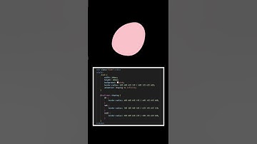 Animated Blob Shape  #html #css #shorts