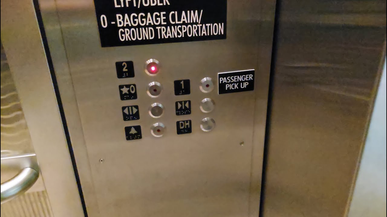 KONE MonoSpace Traction Elevators at Las Vegas Airport Terminal E, Las Vegas, NV YouTube