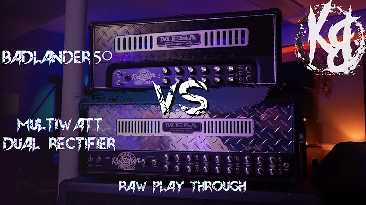 HEAD TO HEAD - Mesa Badlander 50 Vs Dual Rectifier Multiwatt