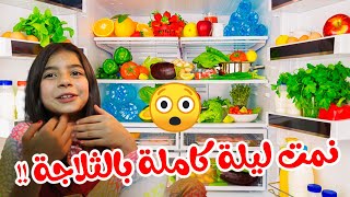 نمت ليلة كاملة في الثلاجة !!