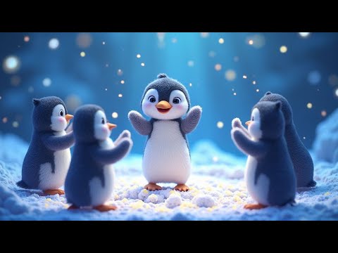 7 Little Penguins Slide Slide – Ice Dance! | Fun Penguin Song for Kids ...