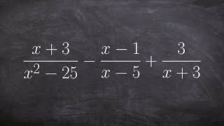 Combining rational expressions