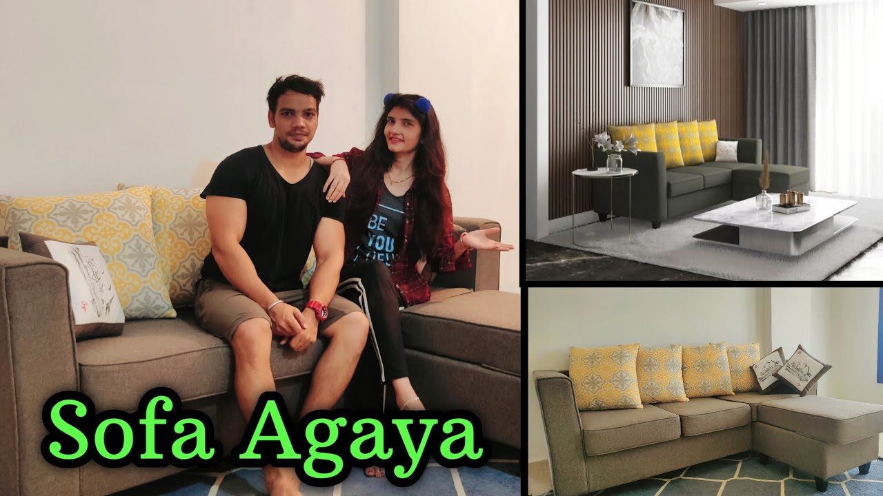 Finally 😀💕!! Agaya Sofa Set🤗। KURLON 3 Seater Sofa From Flipkart