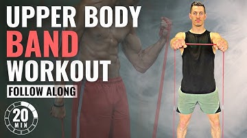 20 MIN RESISTANCE BAND UPPER BODY WORKOUT | Follow Along