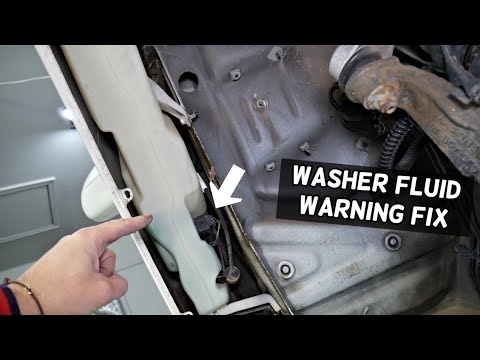 ADD LOW WINDSHIELD WASHER FLUID MESSAGE FIX PORSCHE CAYENNE, AUDI Q7, VW TOUAREG