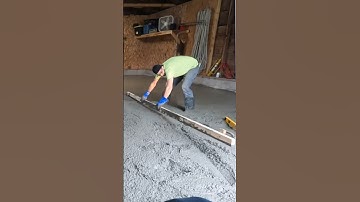 How to Pour a Flat Concrete Slab #construction #home #concrete #automobile #diy