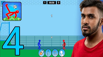 Stickman Ragdoll Soccer 2D - Gameplay walkthrough Part 4 ( iOS, Android ) #gameplay#technogamerz 