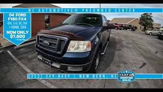 2004 Ford F150 4X4 V8 FX4 | Video Walk Around | NC Automotive New Bern